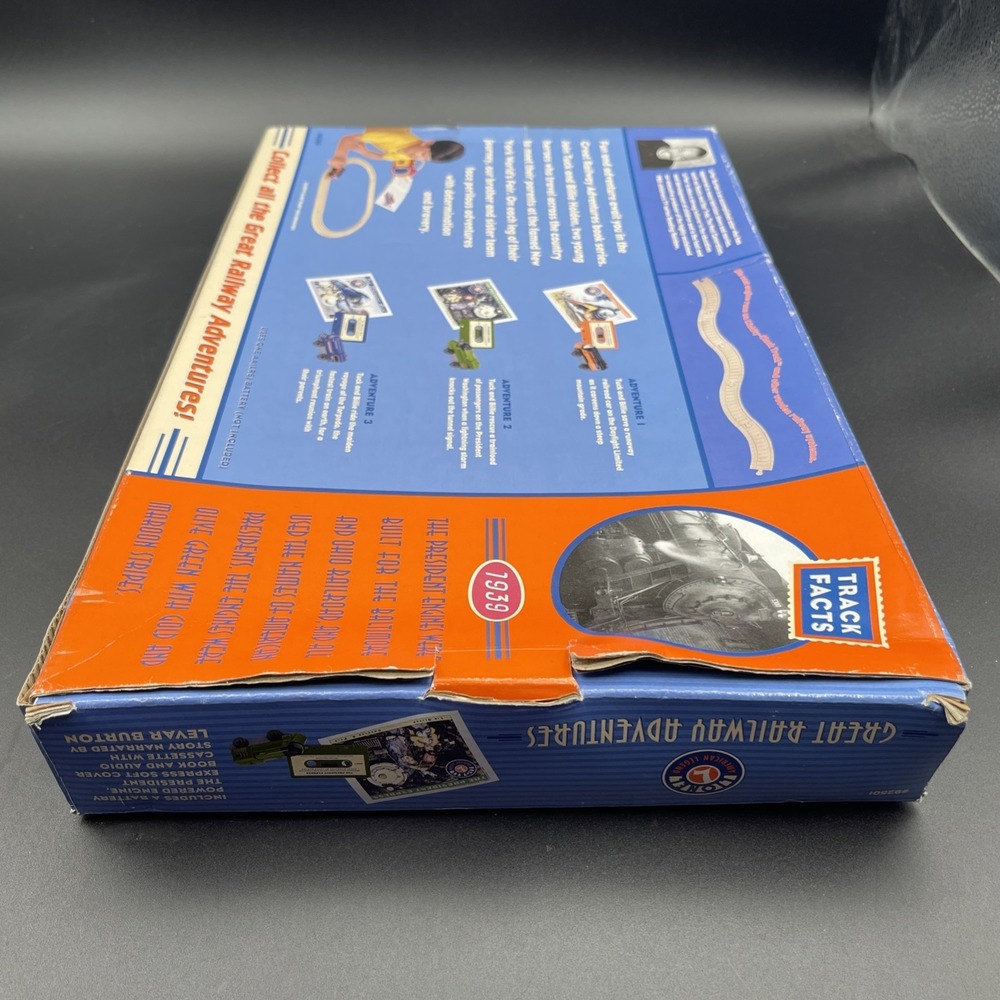 Lionel Great Railway Adventures The President Pack w Engine Cassette & Book READ - Picture 5 of 8